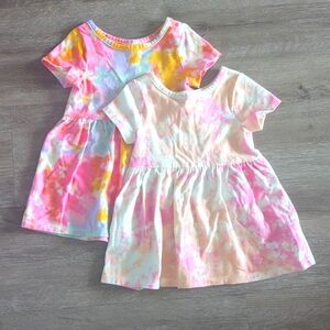 Cat & Jack 12m Tie Dye Short Sleeve Dresses